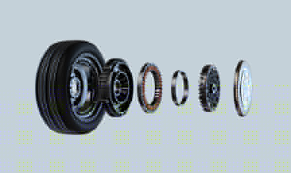 22kW 开关磁阻电机轮毂